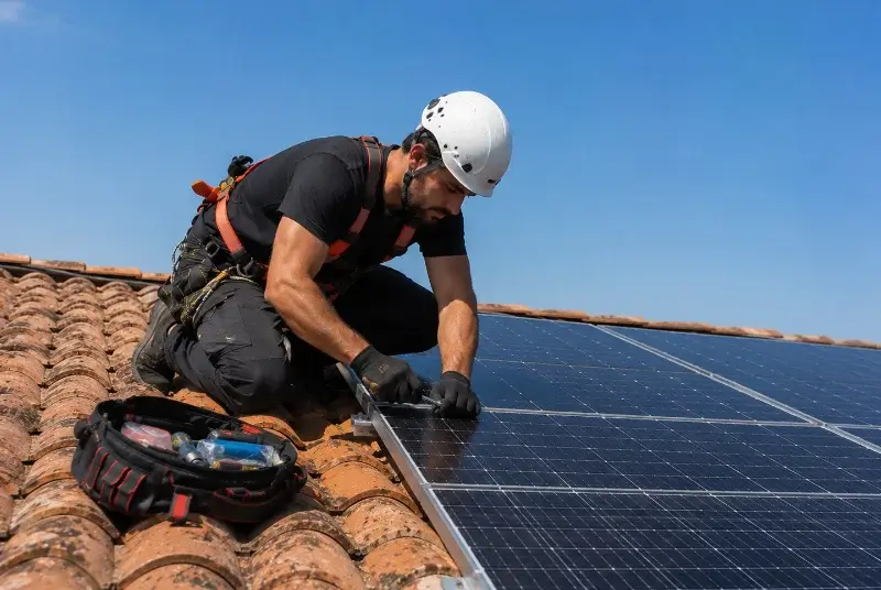 Maintenance et monitoring de panneaux solaires à Razac-sur-l'Isle